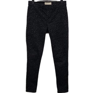 Gap 1969 Women's 27 Easy Leggings Denim Leopard Print Gray Casual Jeggings